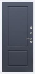 Дверь Тип 8982 Б МГ (Черная фурнитура) - Силк сноу МДФ/МДФ